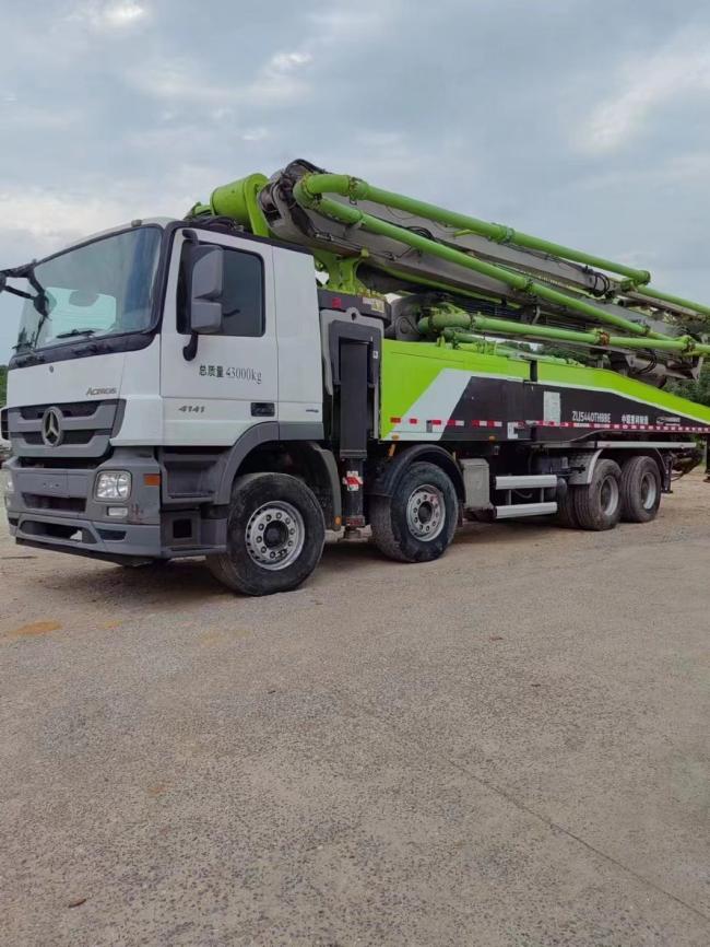 2019 Zoomlion 56m Used Concrete Pump Truck Truck Mounted Pump Concrete Boom Pump