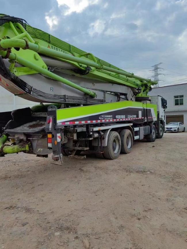 2019 Zoomlion 56m Used Concrete Pump Truck Truck Mounted Pump Concrete Boom Pump