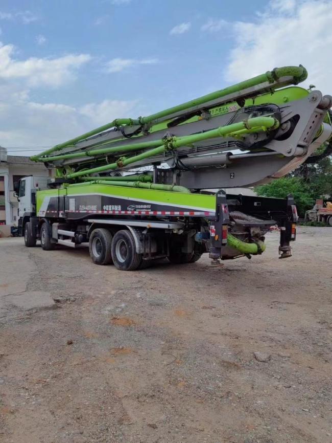2019 Zoomlion 56m Used Concrete Pump Truck Truck Mounted Pump Concrete Boom Pump
