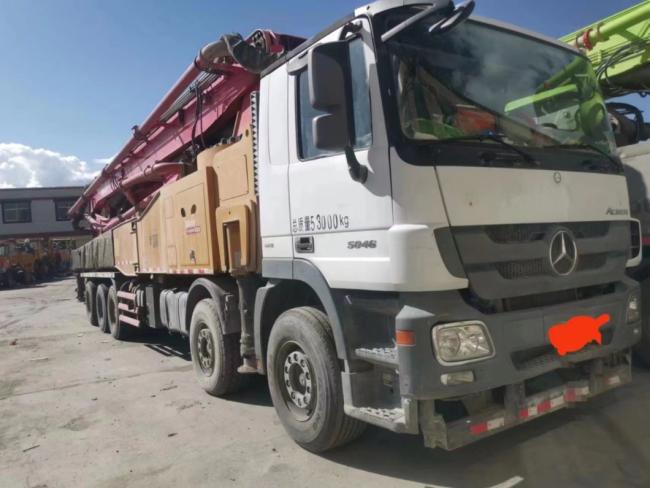 2018 Used Concrete Pump Truck 62m Concrete Mixer Machine Concrete Boom Pump