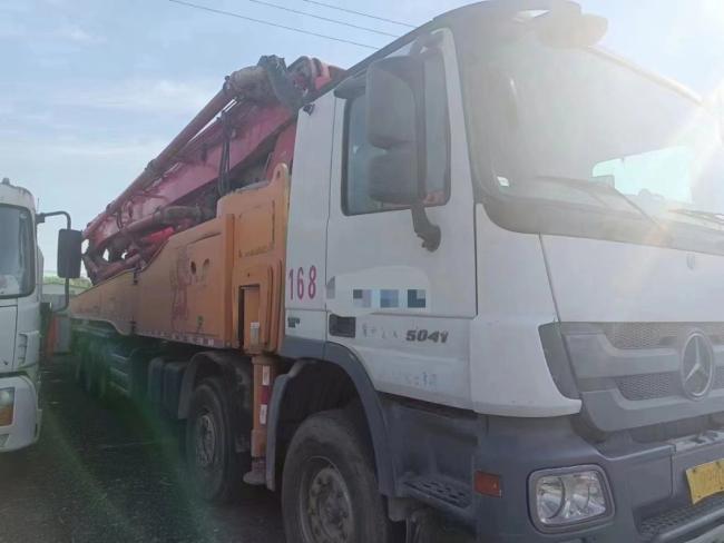 Heavy Equipment 62m Concrete Boom Pump Mercedes Benz Used Concrete Pump Truck