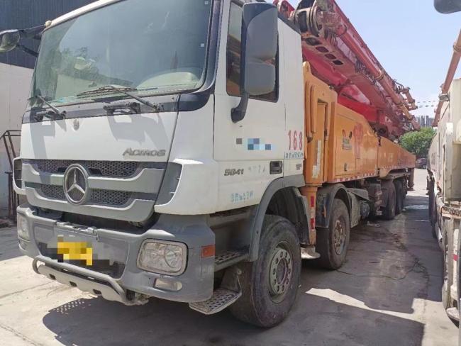 Heavy Equipment 62m Concrete Boom Pump Mercedes Benz Used Concrete Pump Truck