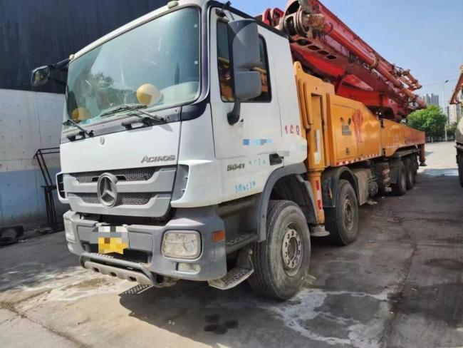 Heavy Equipment 62m Concrete Boom Pump Mercedes Benz Used Concrete Pump Truck