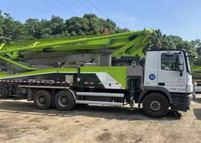 Construction Machinery 2020 Zoomlion 52m Concrete Boom Pump Heavy Equipment Mercedes Benz Chassis Truck Mounted Pump Machine Equipment