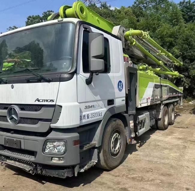 Construction Machinery 2020 Zoomlion 52m Concrete Boom Pump Heavy Equipment Mercedes Benz Chassis Truck Mounted Pump Machine Equipment
