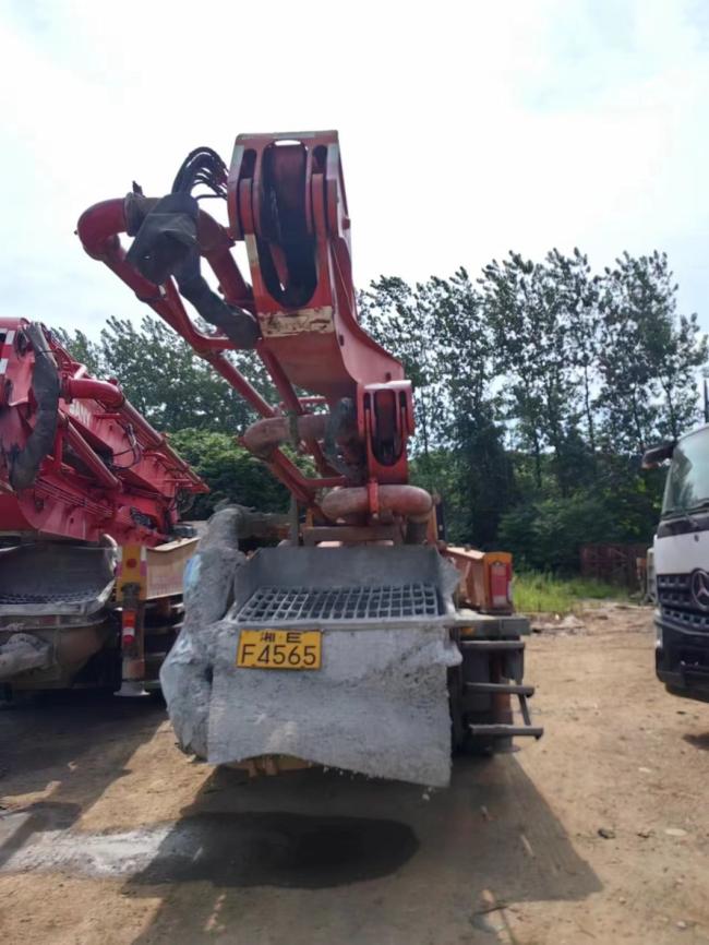 2014 Sy 38m Concrete Boom Pump Machine Equipment Used Concrete Pump Truck