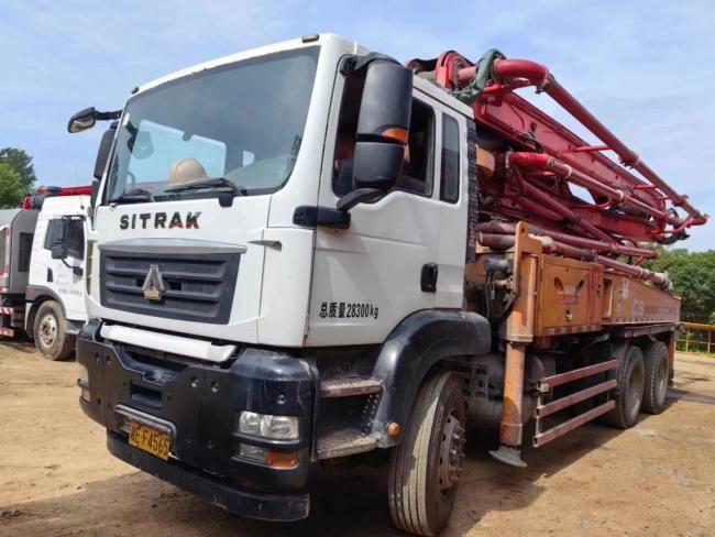 38m Concrete Pump Truck Heavy Equipment Concrete Boom Pump Truck Mounted Pump