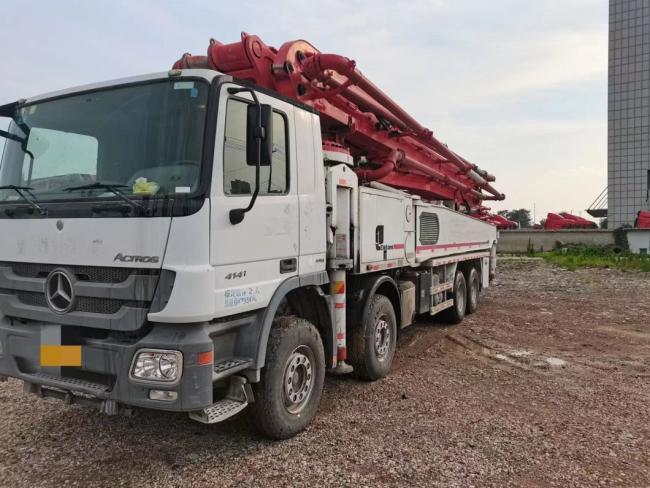 2012 Putzmeister Concrete Boom Pump 56m Truck Mounted Pump Mercedes Benz Machine Equipment