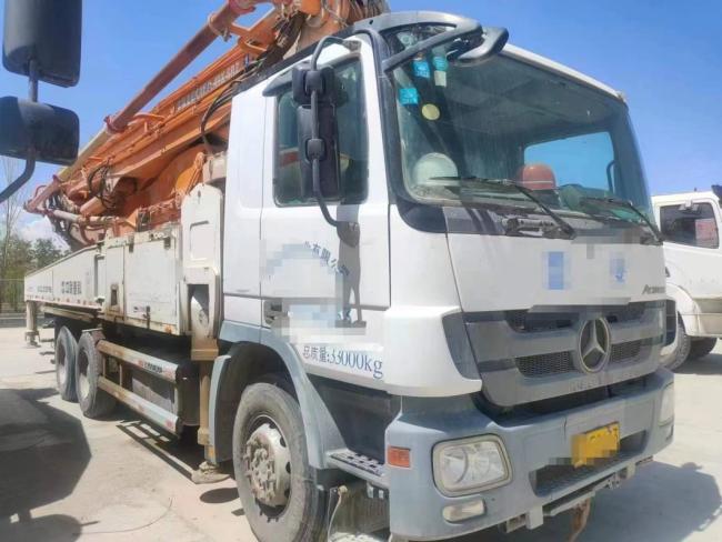2013 Zoomlion 49m Concrete Pump Used Construction Machinery Concrete Equipment Truck Mouted Pump on Benz Chassis