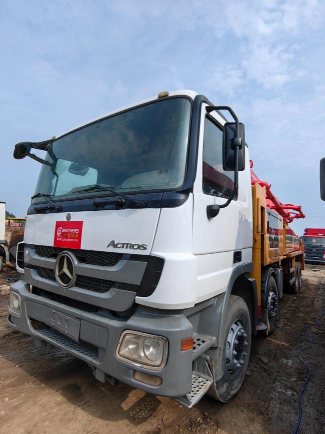 Renovated Condition 2011 Putzmeister 42m Concrete Pump Used Truck Pump Beton Pump on Mercedes-Benz Sell on Promotion Price