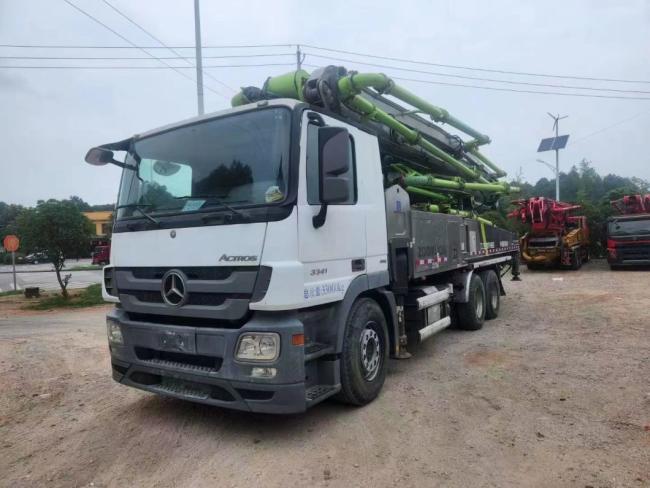 49m Truck Mounted Pump Heavy Equipment Concrete Pump Truck Mercedes Benz Chassis Zoomlion Concrete Boom Pump