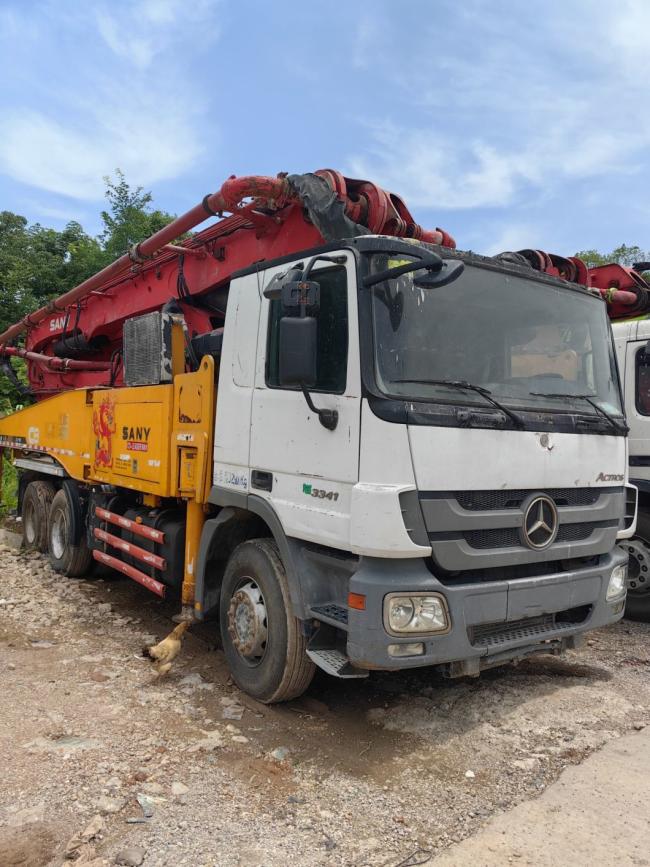 2013 Sy 49m Used Concrete Pump Truck Construction Machine Concrete Boom Pump Mercedes Benz Machine Equipment