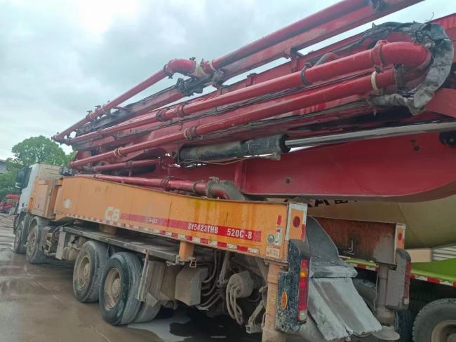2015 Good Original Condition with Stable Work 52m Concrete Pump Truck Pump Sale at Low Price