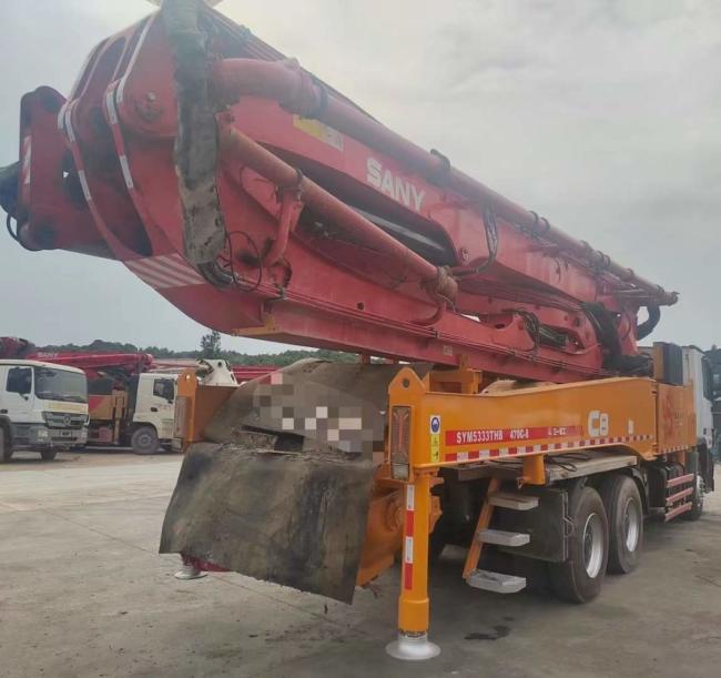 Concrete Pump Truck 49m Heavy Equipment Concrete Boom Pump Construction Machinery