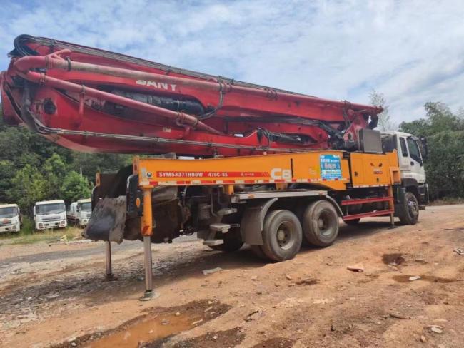 Heavy Equipment SA Ny Truck Mounted Pump 47m Used Concrete Pump Truck Concrete Boom Pump