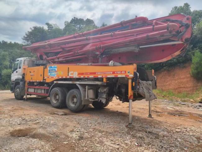 Heavy Equipment SA Ny Truck Mounted Pump 47m Used Concrete Pump Truck Concrete Boom Pump