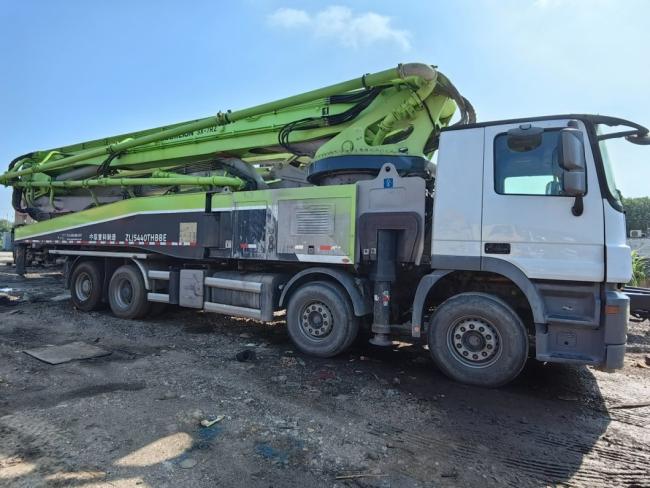 2019 Zoomlion Used Concrete Pump Truck 63m Concrete Boom Pump Heavy Equipment Mercedes Benz Chassis