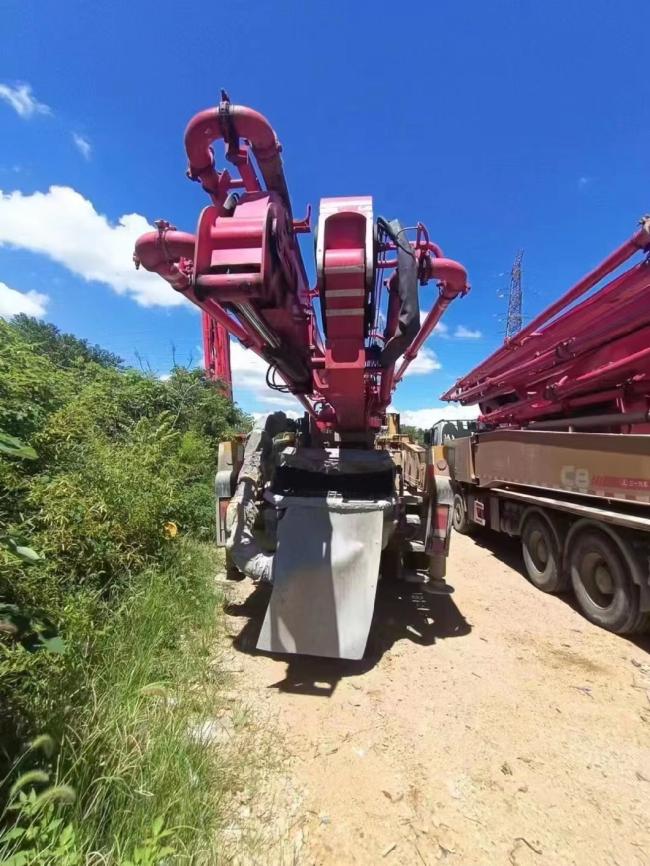 2020 SA Ny 43m Used Concrete Pump Truck Heavy Equipment Concrete Boom Pump Construction Equipment