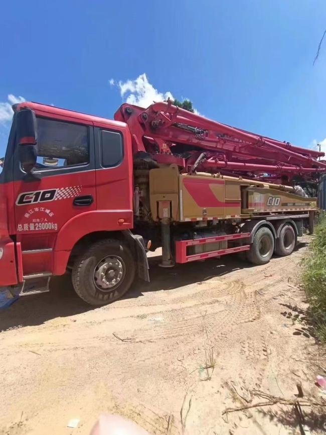 2020 SA Ny 43m Used Concrete Pump Truck Heavy Equipment Concrete Boom Pump Construction Equipment