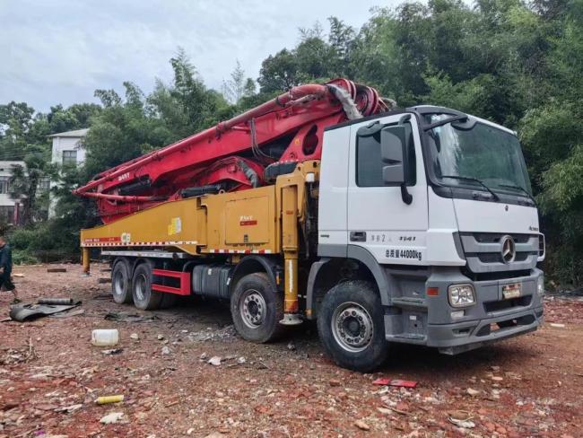 56m Used Concrete Pump Truck Machine Equipment Heavy Equipment Concrete Boom Pump Produced in Year 2020