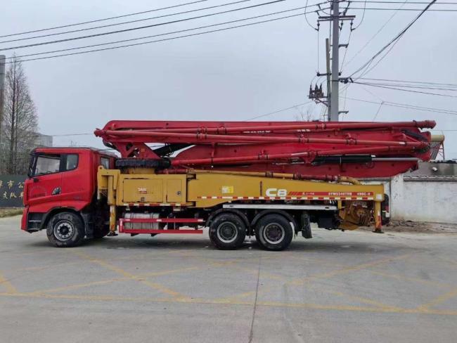2020 China Top Brand 49m Concrete Pump Truck Mounted Pump Boom Pump Hydraulic Truck Pump for Sale at Good Price
