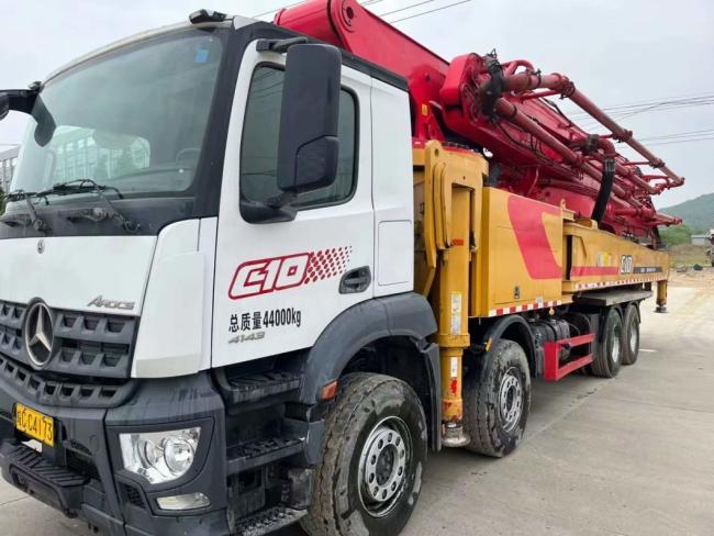 Concrete Pump Truck Construction Machinery Machine Equipment Concrete Boom Pump on Mercedes Benz