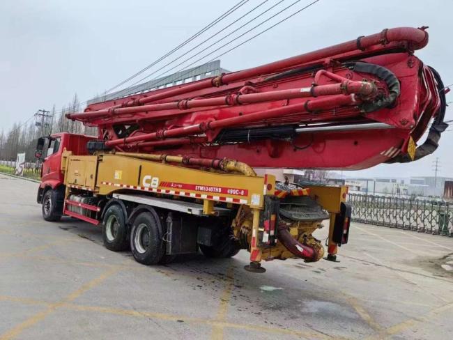 2020 Used Concrete Pump Truck 49m Machine Equipment Concrete Boom Pump Truck Mounted Pump