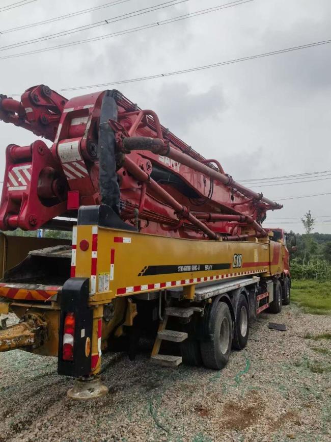 2021 Used Concrete Pump Truck 60m Heavy Equipment Concrete Boom Pump Construction Equipment Truck Mounted Pump