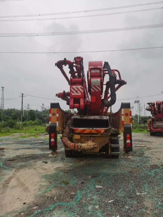 2021 Used Concrete Pump Truck 60m Heavy Equipment Concrete Boom Pump Construction Equipment Truck Mounted Pump