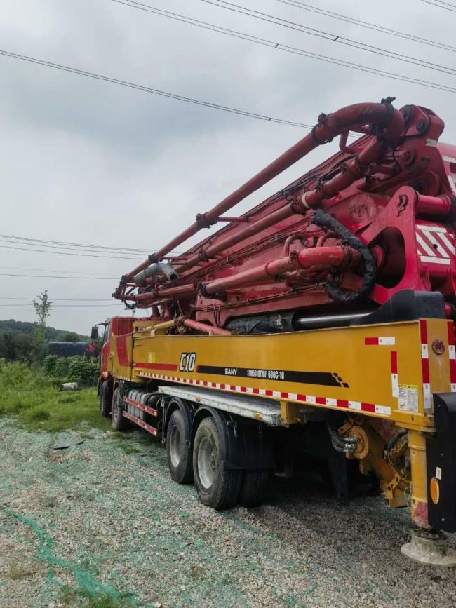 2021 Used Concrete Pump Truck 60m Heavy Equipment Concrete Boom Pump Construction Equipment Truck Mounted Pump
