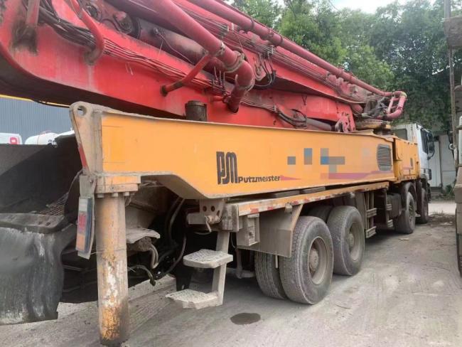 2013 Produced 2014 Year Registered Putzmeister 53m Concrete Pump Truck Pump 6 Section Boom with Perfect Original Condition