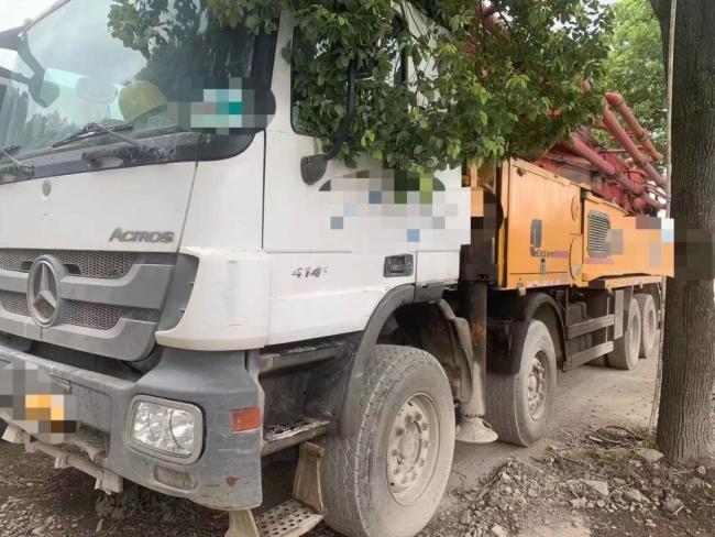 2013 Produced 2014 Year Registered Putzmeister 53m Concrete Pump Truck Pump 6 Section Boom with Perfect Original Condition