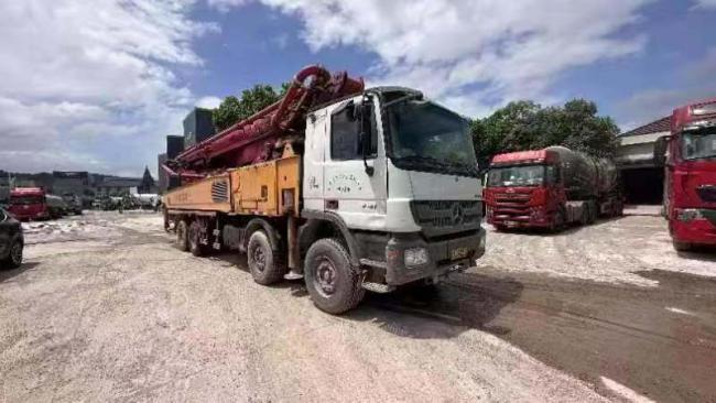2013 Produced 2014 Year Registered Putzmeister 53m Concrete Pump Truck Pump 6 Section Boom with Perfect Original Condition