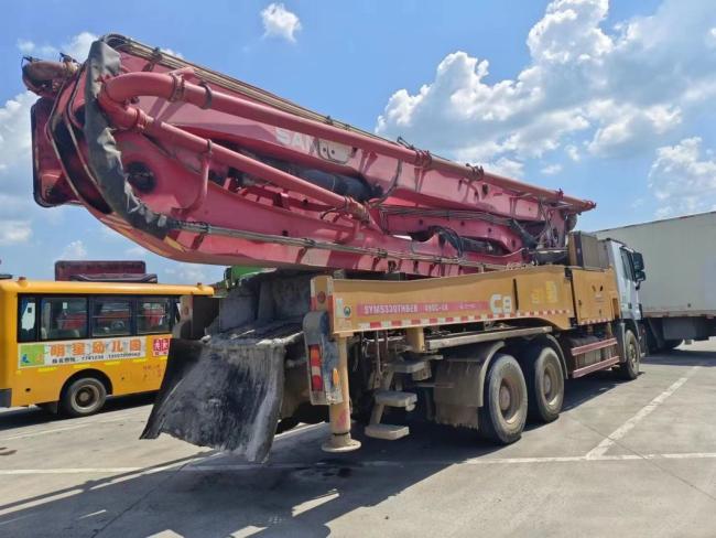 2019 SA Ny Used Concrete Pump Truck 52m Concrete Boom Pump Machine Equipment Heavy Equipment Concrete Mixer Machine