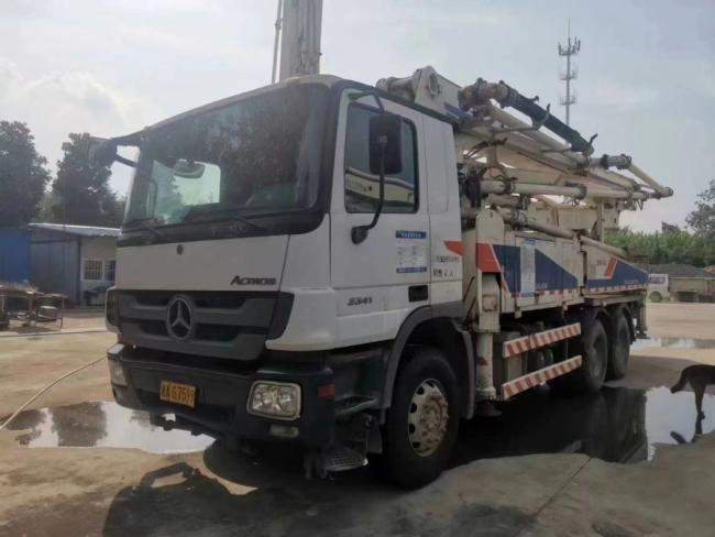 38m Used Concrete Pump Truck Construction Machinery Concrete Mixer Truck Heavy Equipment Truck Mounted Pump