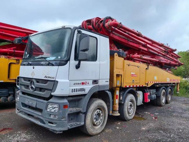 2019 56m Concrete Pump Mixer for Sale on Mercedes-Benz Truck