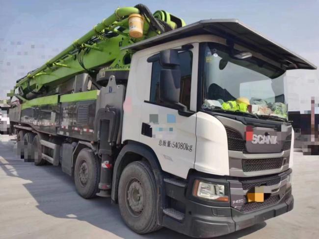 2021 Zoomlion Concrete Pump Truck 67m Construction Machinery Machine Equipment Concrete Boom Pump