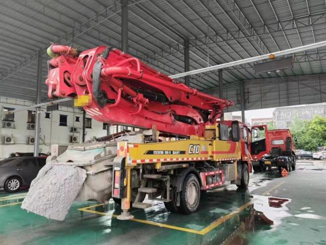 2021 SA Ny Used Truck Mounted Pump Concrete Boom Pump Heavy Equipment Concrete Pump Truck