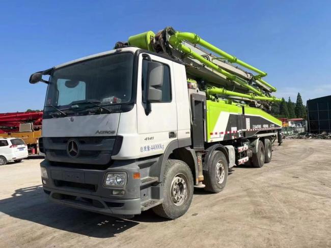 2019 Zml 56m Concrete Pump Truck Concrete Mixing Plant