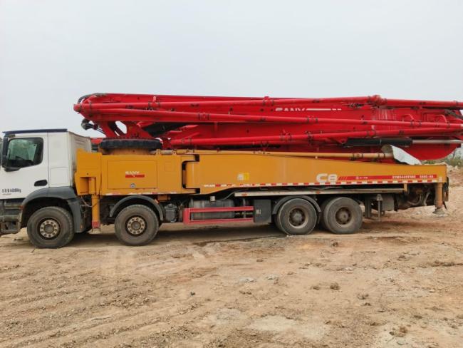 20 Years Old Used Sy 56m Concrete Pump Truck, New to Stock