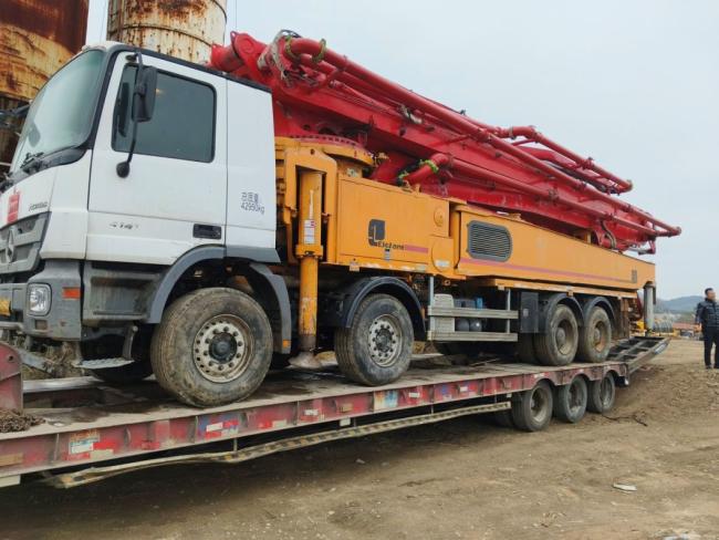 2012 Putzmeister 53m Concrete Pump with 6 Booms on Mercedes Ben