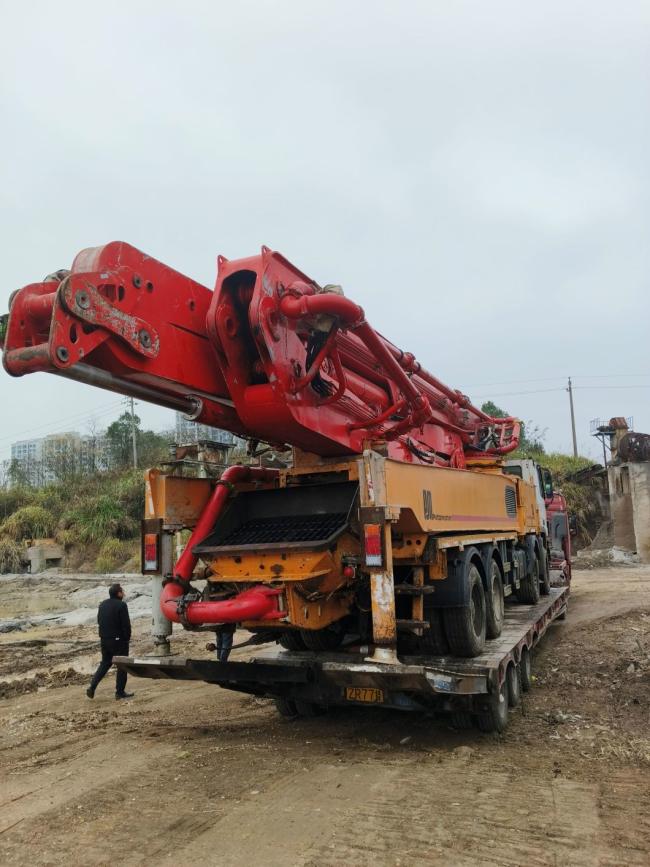 2012 Putzmeister 53m Concrete Pump with 6 Booms on Mercedes Ben