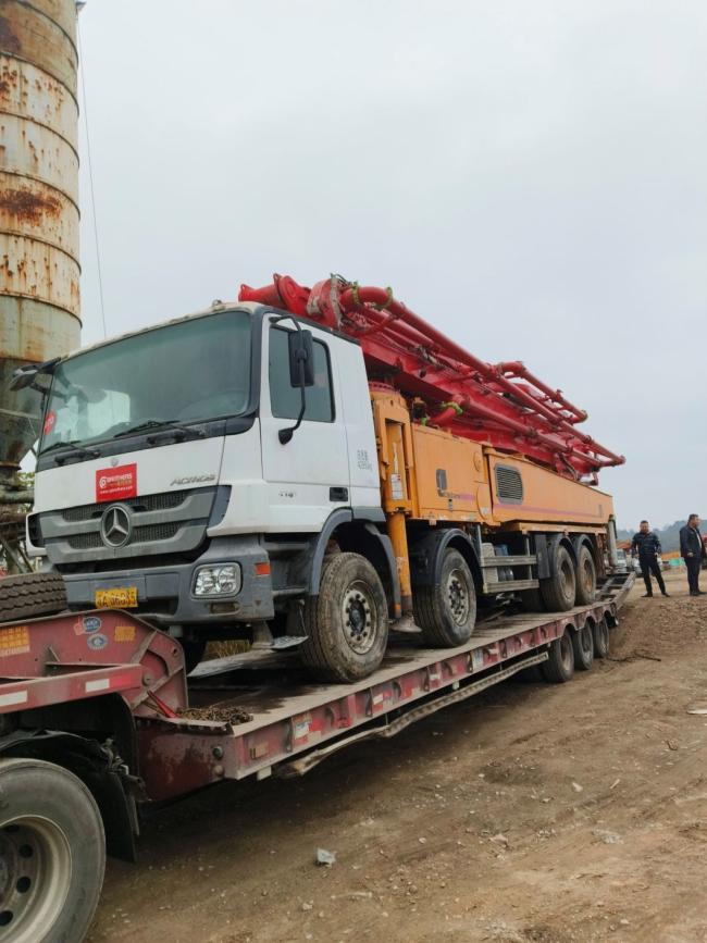 2012 Putzmeister 53m Concrete Pump with 6 Booms on Mercedes Ben