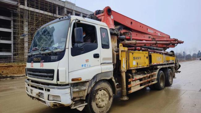 37m Used Concrete Pump Truck of Sy Heavy Industry
