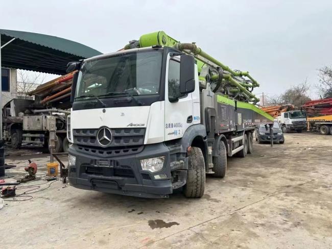 Sell Used Zhonglian 63 Meters Concrete Pump Truck, The Price Is Beautiful