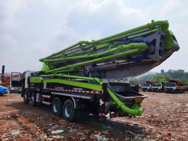 2013 Used Concrete Boom Pump 49m Concrete Pump Truck with Mercedes Chassis