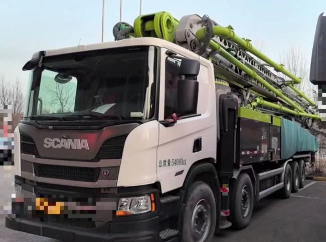 22 Years Zoomlion Concrete Pump Truck 67 Meters, Ultra-Long Pump Truck Building High-Rise Use