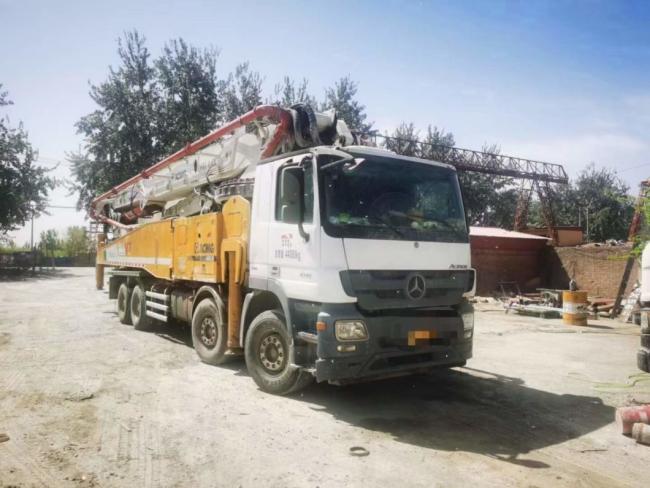Sold Used Xg 62 M Concrete Pump Truck Using Mercedes Chassis