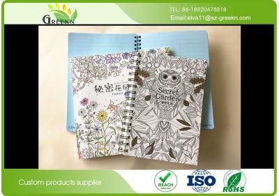China Espiral de los niños - el cuaderno encuadernado con la imagen monocromática 70gsm recicló el papel en venta