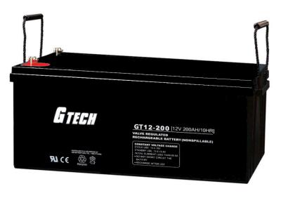 中国 貼られた平らなタイプ高容量の鉛酸蓄電池、AGM VRLA深い周期電池 販売のため